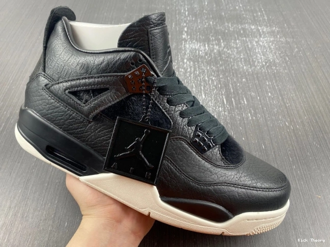 Kick Theory 819139-010 Pony 4 Jordan Retro Black Hair 0802